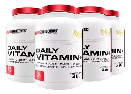 comprar Combo 4x Multivitamínico Daily Vitamin 90caps  Bodybuilders