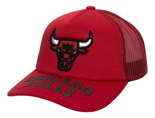 Gorra Mitchell & Ness Trucker Chicago Bulls Rojo Ld21160