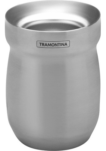 Cuia Térmica Tramontina P/ Chimarrão/tereré Ilex 240ml Cinza