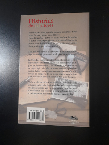 Historias De Escritores Daniel Ares Extra Alfaguara (Usado)