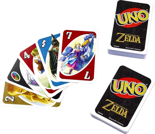 Mattel Games Uno The Legend Of Zelda Juego De Cartas Para Un