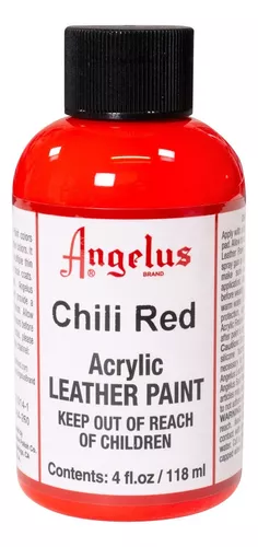 Pintura Acrílica Angelus 4 Oz ( 1 Pieza ) Color Chili Red | MercadoLibre