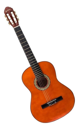 Imagen 2 de 3 de Guitarra criolla clásica Memphis 851 natural