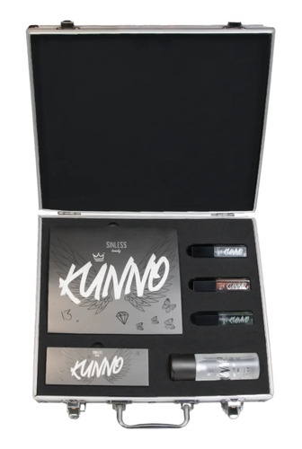 Pr Box Kunno Sinless Beauty Set Sombras Kunno Fijador Brillo