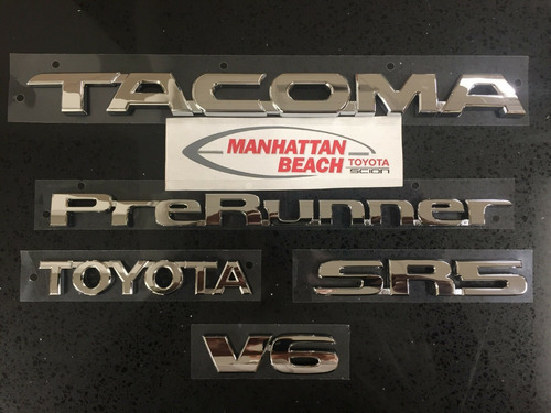 Emblemas Toyota Tacoma 2016 2017 2018 2019  A20 Dia