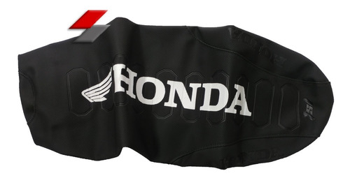 Funda Asiento Honda Wave 110 S Negro/letras / Miguelhnos