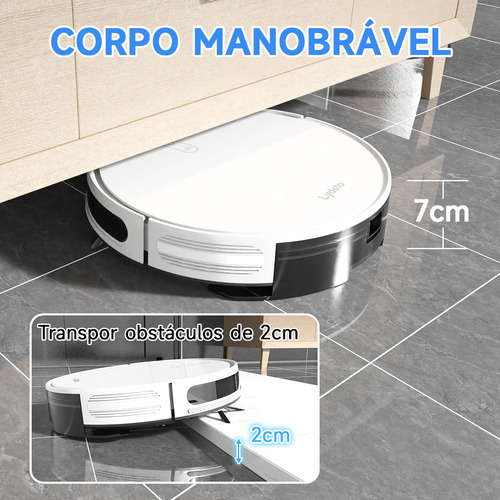 Robô Aspirador De Pó Lydsto G1 Limpeza Automática 4000pa Compatível Com Mi Home Bivolt