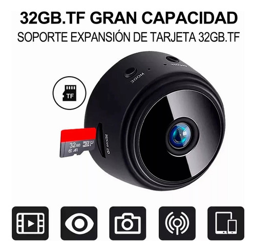 H Mini Cámaras De Seguridad Wifi Inalambrico Vigilancia Hd