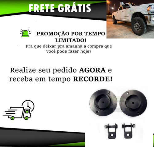 Kit Lift Calços Diant Susp 2 Pol Dodge Ram 2500 2016 A 2022