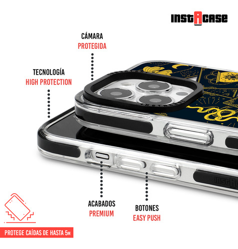 Funda Para iPhone Magsafe Cartas Tarot Con Inicial