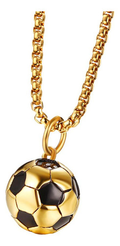 V Cadenas De Suéter Con Colgante De Fútbol De 1 Pieza