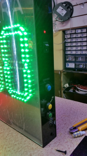 Imagen 3 de 3 de Tablero Electrónico Led Cambio Jugador. Mercado Pago 12