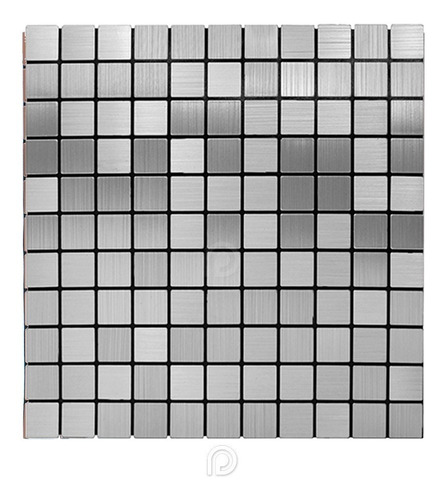 Mosaico Autoadherible Para Pared Tipo Acero/ 11pz (1m2)
