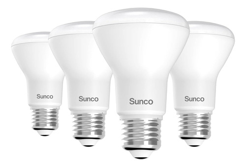 Sunco - Paquete De 4 Bombillas Led Br20 Para Interiores, R20