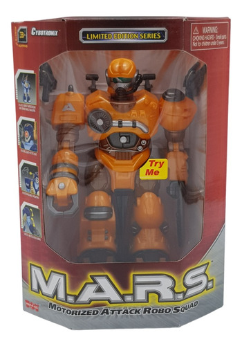 Robot Cybotronix Mars Edicion Limitada Amarillo 2004 