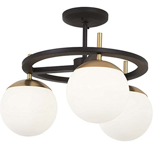 George Kovacs P1357-618 Alluria 3 Light Semi Flush, 225 Watt