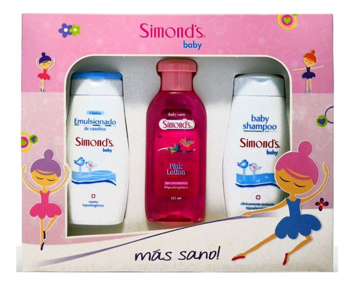 Pack Simonds Baby Crema + Pink Lotion + Shampoo