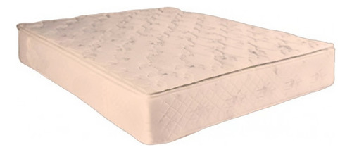 Colchón Queen Multiflex Alta Densidad Doble Pillow 160 X 190 Color Beige