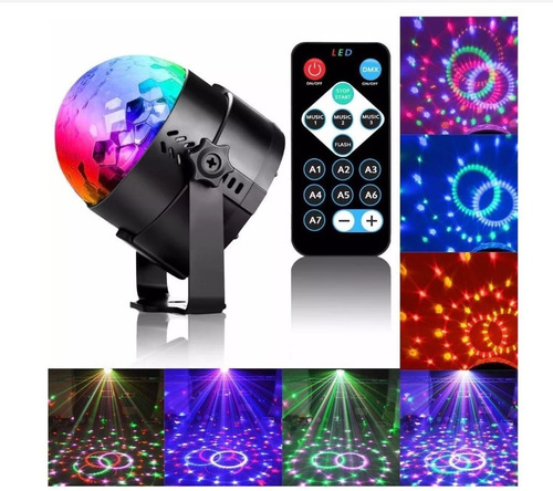 Bola Luces Led Audioritmico Ideal Para Discoteca Y Casa