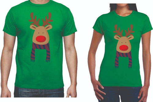 Camisetas Navideñas Reno Barcelona Navidad Adultos Y Niños