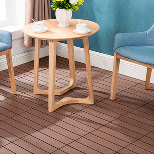 Imagen 3 de 7 de Baldosas Pvc Wpc Deck Encastrable Simil Madera Exterior