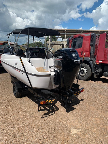 Promoção! Lancha Fortmarine 170 Com Motor 90 Hp Mercury