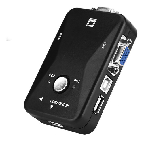 Conmutador Usb Kvm 2.0, 2/4 Puertos, Vga, Intercambio Manual