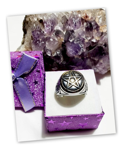 Tetragramaton Anillo De Acero Quirúrgico Con Caja 