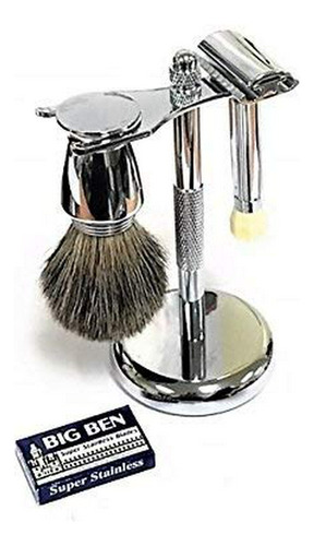 Depilación Para Hombres - Wet Shave Set Pure Badger Shaving 
