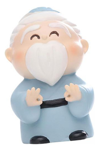 4 Estatua De Confucio, Linda Figura En Miniatura Para Estilo