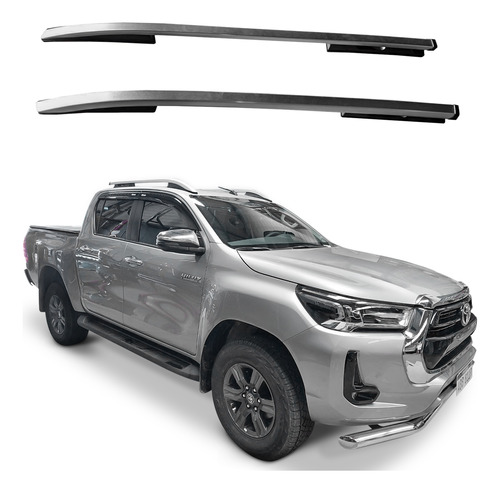 Barras De Techo Laterales Toyota Hilux Revo Y Roco 2015+