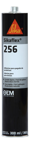 Sikaflex 256 Adhesivo De Parabrisas Auto Negro 300ml
