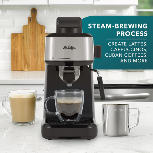 Mr. Coffee Cafetera De Espresso Al Vapor Con Jarra