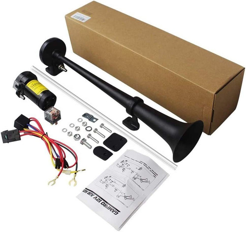 Bocina Neumática Gampro, 12 V, 150 Db, 18 Pulgadas, Zinc Cro