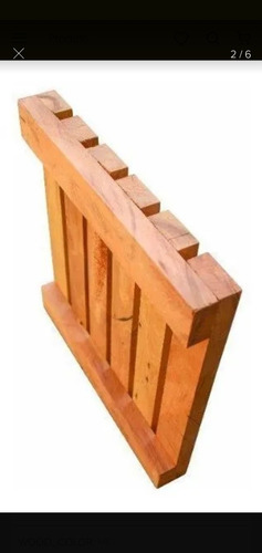 Imagem 2 de 6 de Deck De Madeira Modular Madeira 4unidades 35x35 Frete Grátis