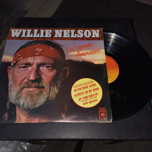 Willie Nelson La Leyenda Americana Disco Cbs 1975