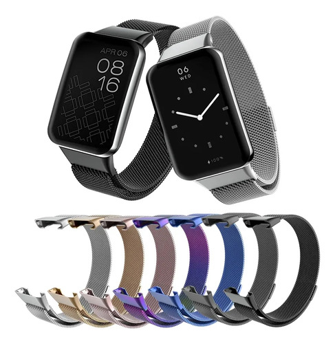Bd Correa De Malla Metálica Para Xiaomi Mi Band 7 Pro