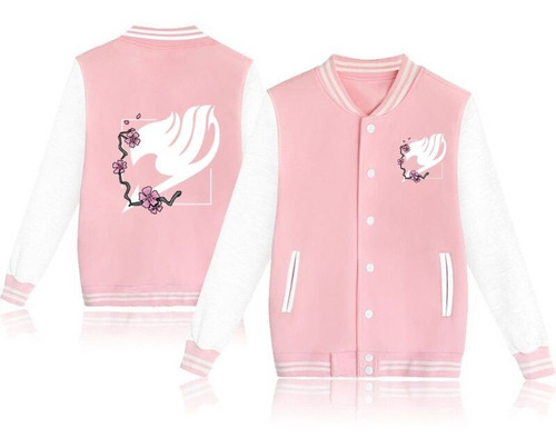 Chaqueta De Béisbol Para Hombre Y Mujer Con Logo Fairy Tail