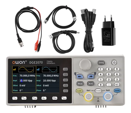 comprar Osciloscopio Owon Generator Digital Dge2070 2 Canales 300 Ms