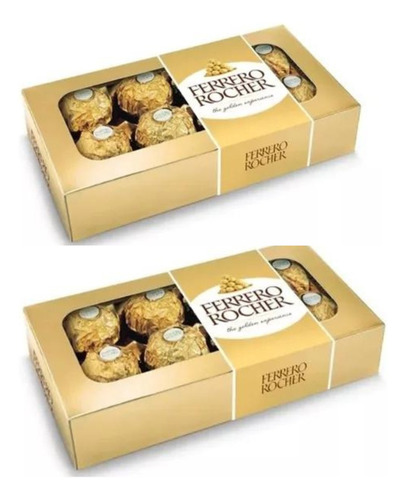 Ferrero Rocher Caja 8 Bombones 100gr X2 zetta Bebidas