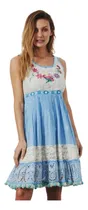 Comprar Vestido Bordado Importado Tipo Rapsodia Vars India Style
