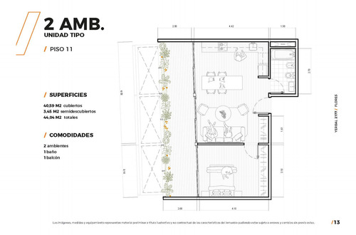 Yerbal 2100 - 3 Amb En Construccion - Frente 1er Piso