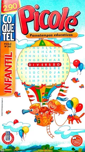 Kit 30 Revistas Picolé Colorir Jogos e Atividades Educativas Ideal Para  Lembrancinha Aniversário - Coquetel - Outros Livros - Magazine Luiza