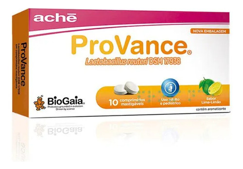 Provance Sabor Limão 10 Comprimidos