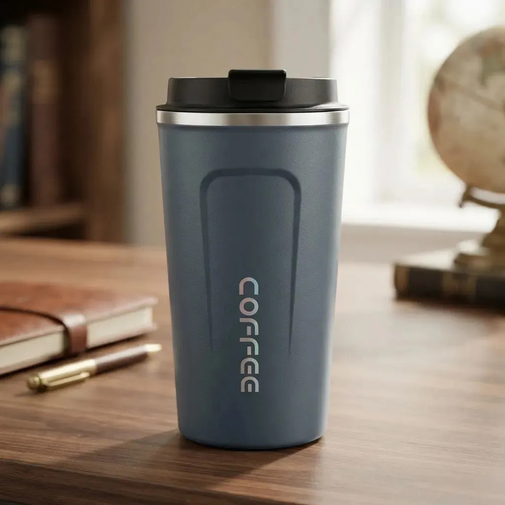 Vaso Termico Frio Calor Inox Drinkpops Coffee Vaso Azul 510 Ml