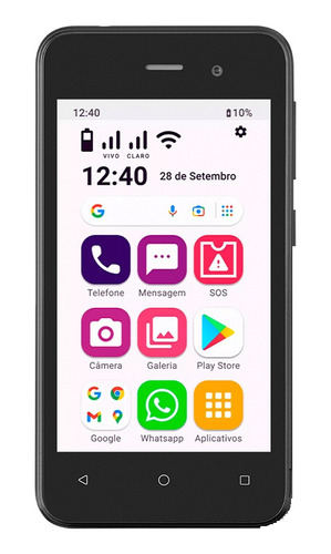 Celular Do Idoso Fácil De Usar 16gb Dual Chip Sos - S432