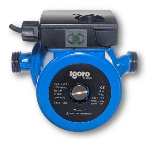 Presurizador Igoto 1/3 Hp. Pac-21