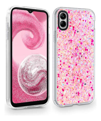 Funda Samsung Uso Rudo Mujer Brillantes Protección Cámara