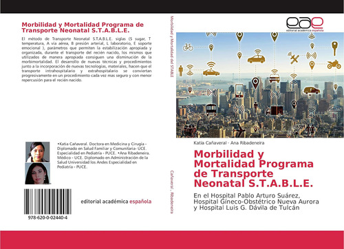 Libro: Morbilidad Y Mortalidad Programa De Transporte Neonat