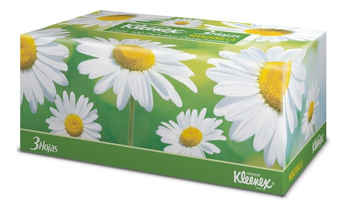 Pañuelos Kleenex Manzanilla Triple Hoja 100 Piezas